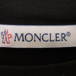 MONCLER モンクレール 22SS T-SHIRT MANICA LUNGA フロント ロゴ 長袖 Tシャツ ブラック系 S【美品】【中古】