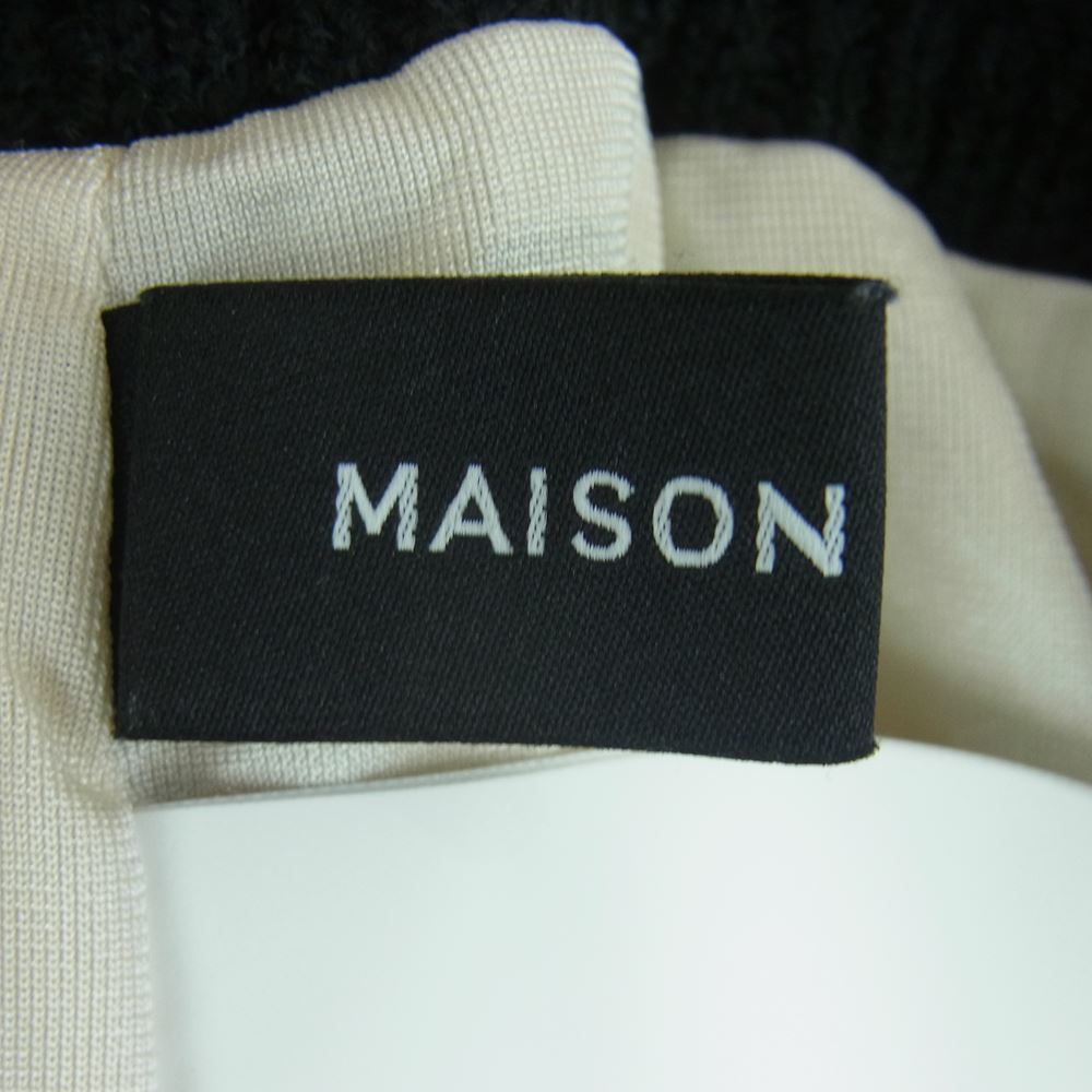 メゾンスペシャル 21231465320 Hand Multi Crochet Pants ハンド マルチ クロケット パンツ ベージュ系 ブラック系 グレー系 38【中古】