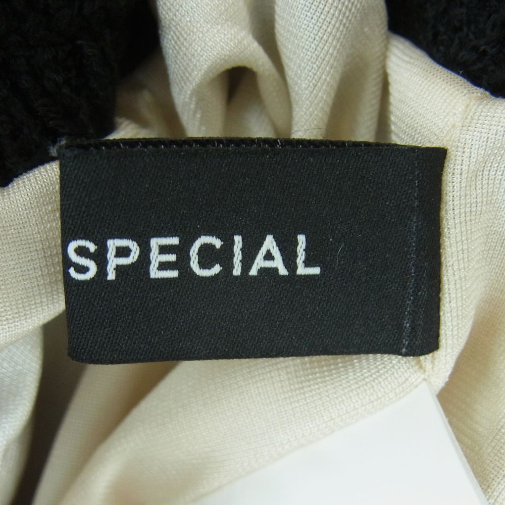 メゾンスペシャル 21231465320 Hand Multi Crochet Pants ハンド マルチ クロケット パンツ ベージュ系 ブラック系 グレー系 38【中古】