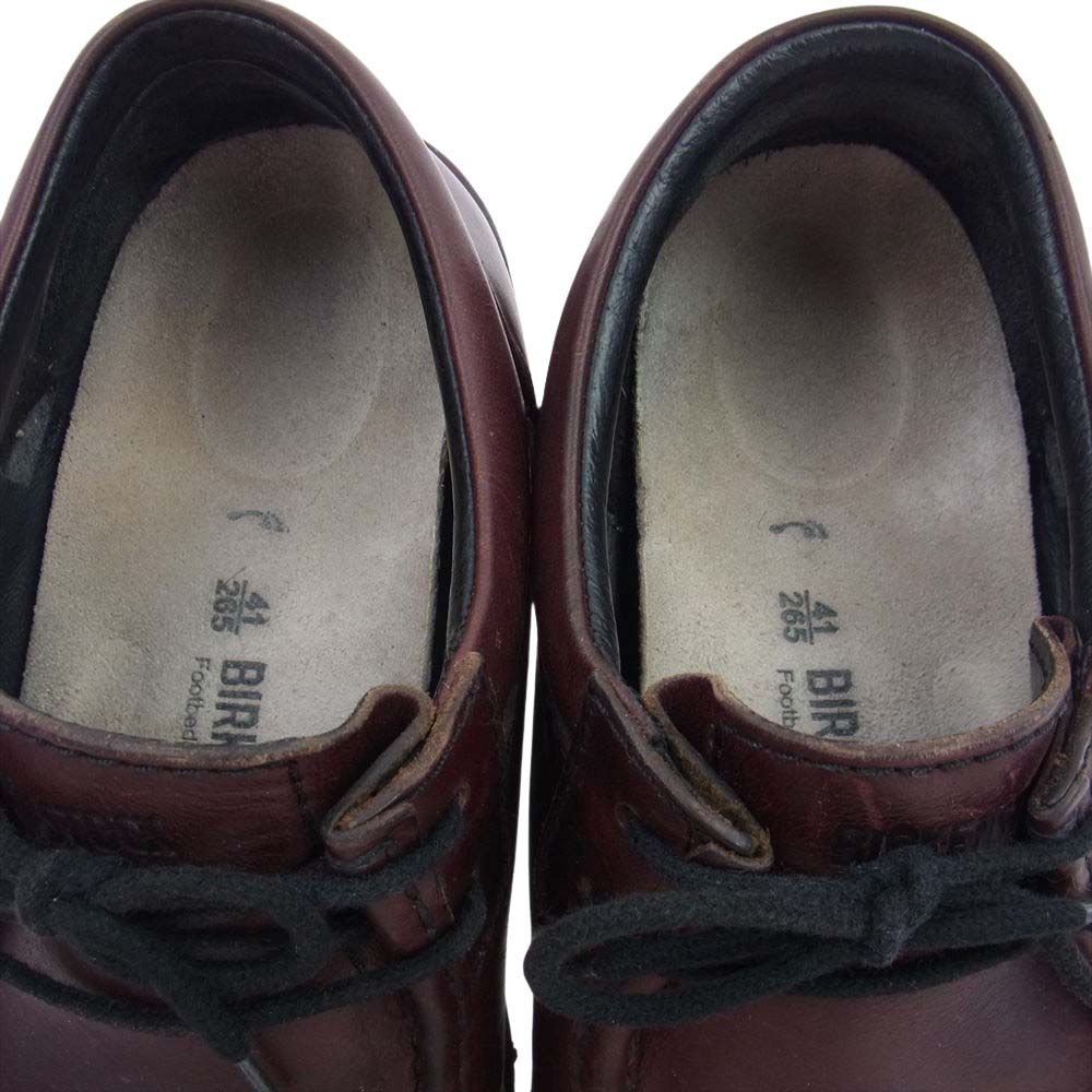 BIRKENSTOCK ビルケンシュトック 1-0005-43 PASADENA パサデナ レザー モカシン シューズ ブラウン系 26.5cm【中古】