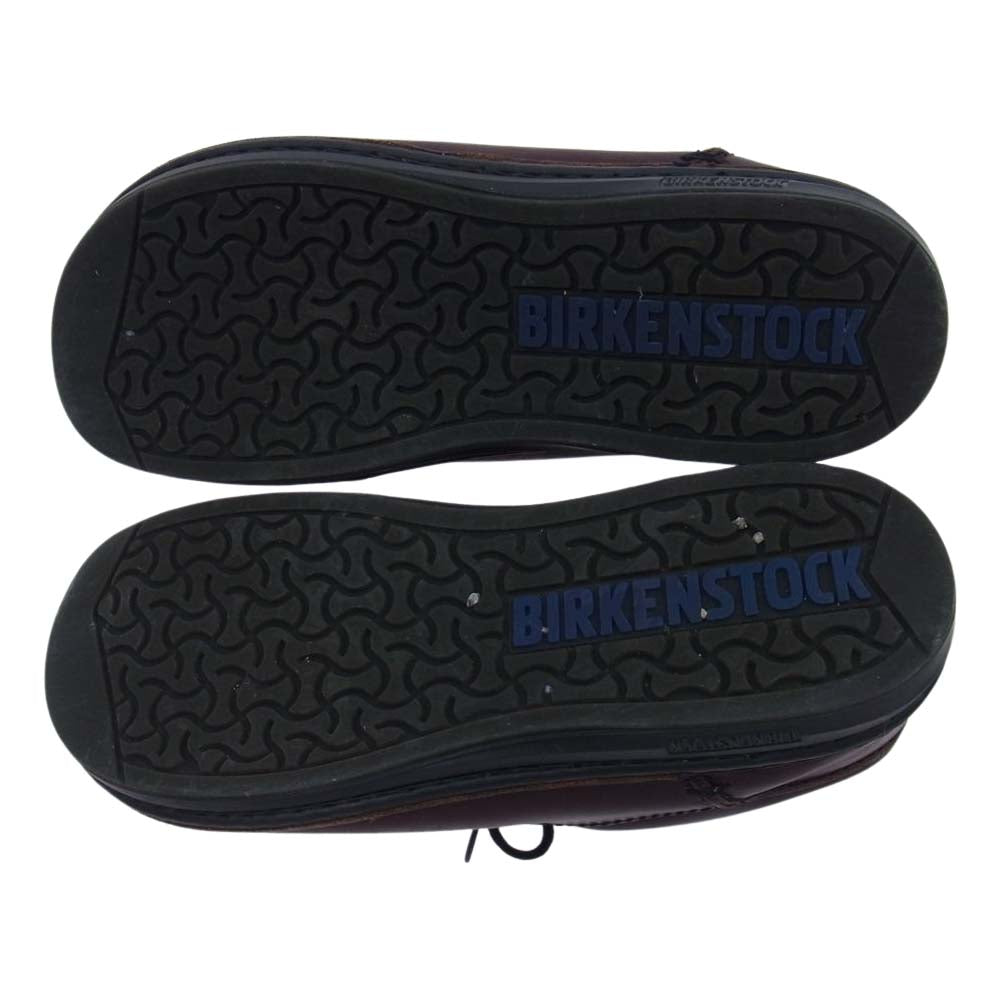 BIRKENSTOCK ビルケンシュトック 1-0005-43 PASADENA パサデナ レザー モカシン シューズ ブラウン系 26.5cm【中古】