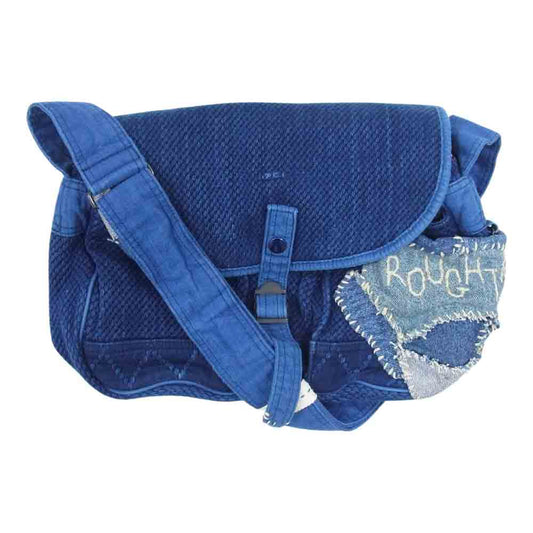 PORTER CLASSIC ポータークラシック PC KENDO SHOULDER BAG M  HOBO CUSTOM VER 剣道 ケンドー ショルダーバッグ ホーボー ハンドカスタム パッチワーク加工 ショルダーバッグ インディゴブルー系【中古】