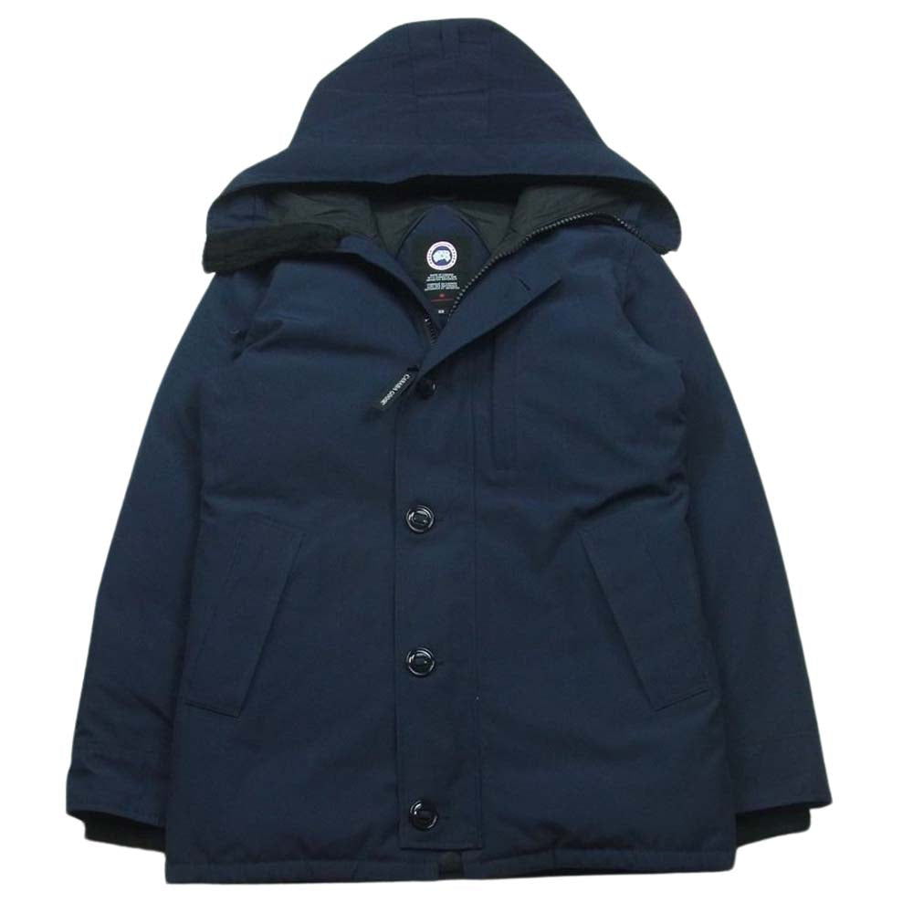 CANADA GOOSE カナダグース 3438JM 国内正規 サザビーリーグ Jasper Parka Heritage ジャスパー パーカ ダウン ジャケット ネイビー系 M【中古】