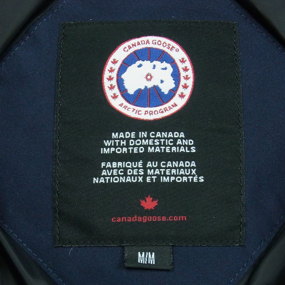 CANADA GOOSE カナダグース 3438JM 国内正規 サザビーリーグ Jasper Parka Heritage ジャスパー パーカ ダウン ジャケット ネイビー系 M【中古】