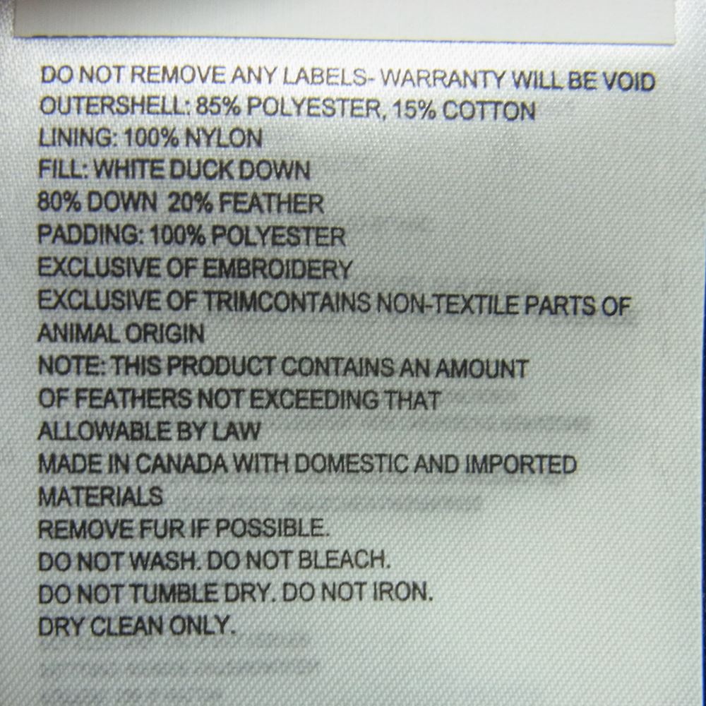 CANADA GOOSE カナダグース 3438JM 国内正規 サザビーリーグ Jasper Parka Heritage ジャスパー パーカ ダウン ジャケット ネイビー系 M【中古】