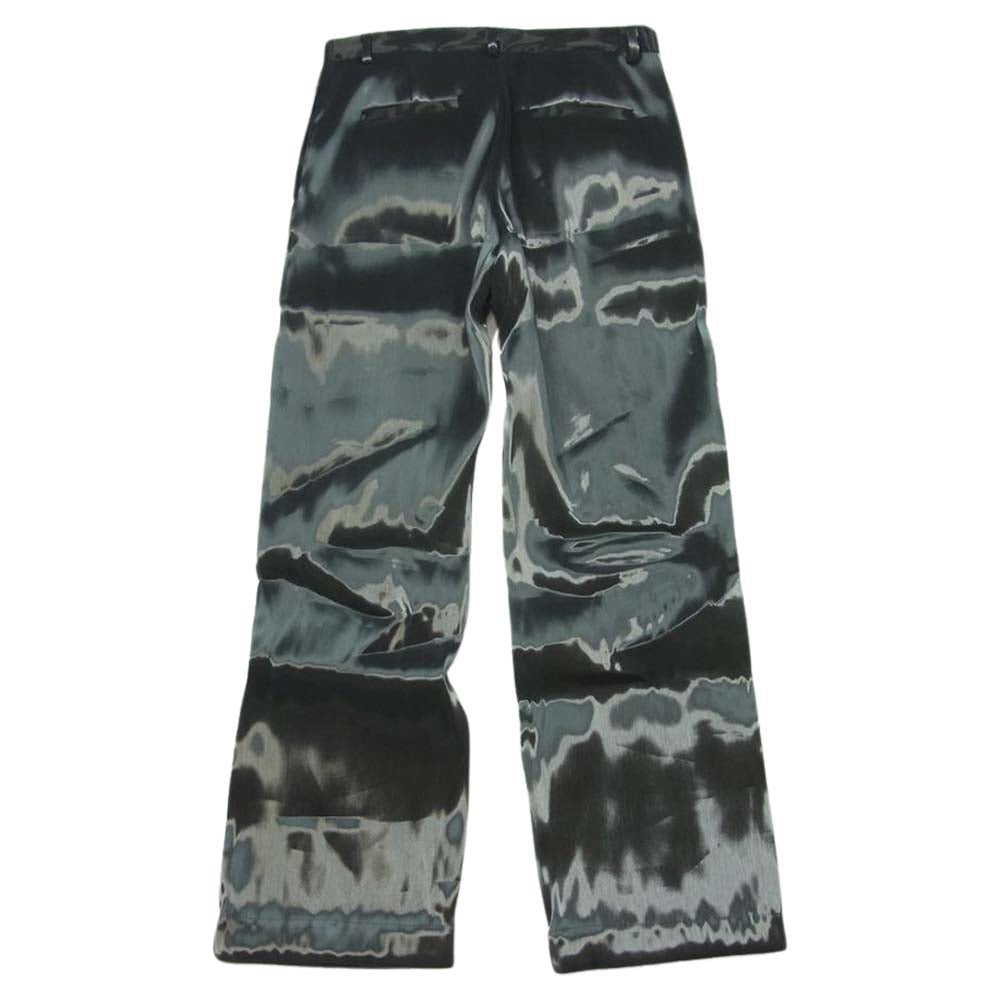 エリオット エミル グレー リキッド メタル トラウザーズ パンツ 中国製 グレー系 メタルカラー系 M【中古】