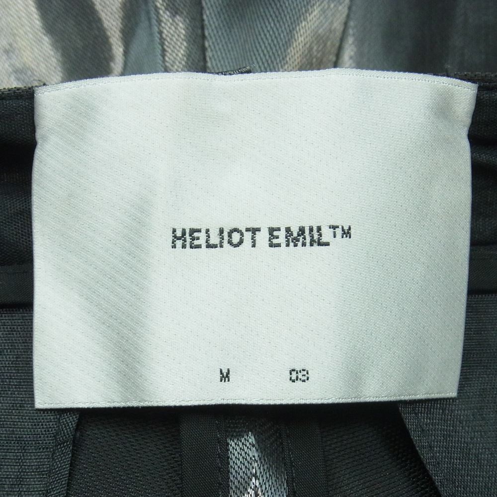 エリオット エミル グレー リキッド メタル トラウザーズ パンツ 中国製 グレー系 メタルカラー系 M【中古】