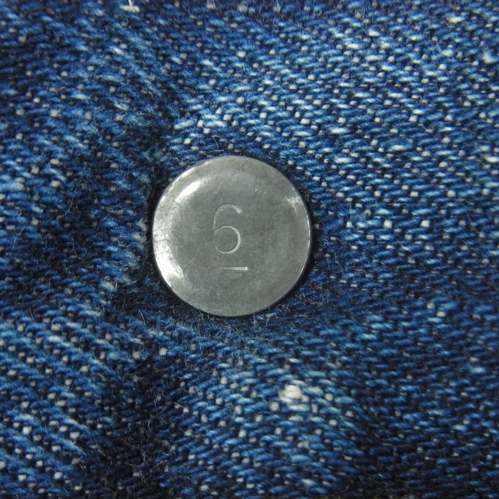 Levi's リーバイス ヴィンテージ オリジナル 501 66前期 BIG E ボタン裏刻印6 デニム パンツ インディゴブルー系 W29 L34【中古】