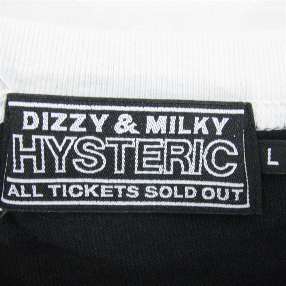 HYSTERIC GLAMOUR ヒステリックグラマー 23AW 02233CL02 VIXEN GIRL ビクセンガールプリント 長袖 Tシャツ ブラック系 L【新古品】【未使用】【中古】
