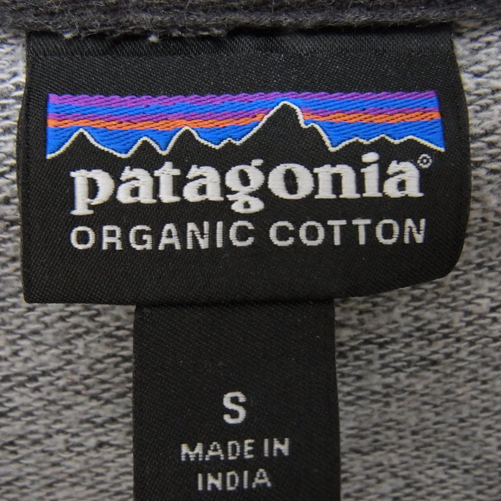 patagonia パタゴニア 15AW 39413 15年製 Torpedo Crew Lightweight Full-Zip Hooded Sweatshirt ライトウェイト フルジップ フーデッド スウェット パーカー グレー系 S【中古】