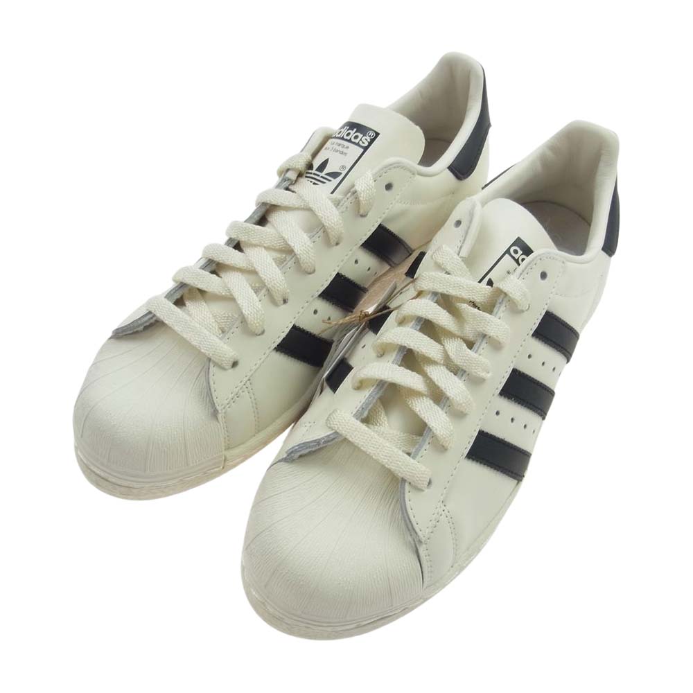 adidas アディダス H06258 Superstar 82 Cloud White/Core Black/Off White スーパースター スニーカー ホワイト系 27cm【新古品】【未使用】【中古】