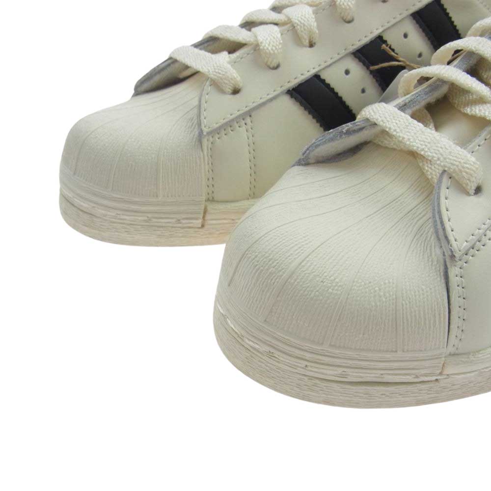 adidas アディダス H06258 Superstar 82 Cloud White/Core Black/Off White スーパースター スニーカー ホワイト系 27cm【新古品】【未使用】【中古】