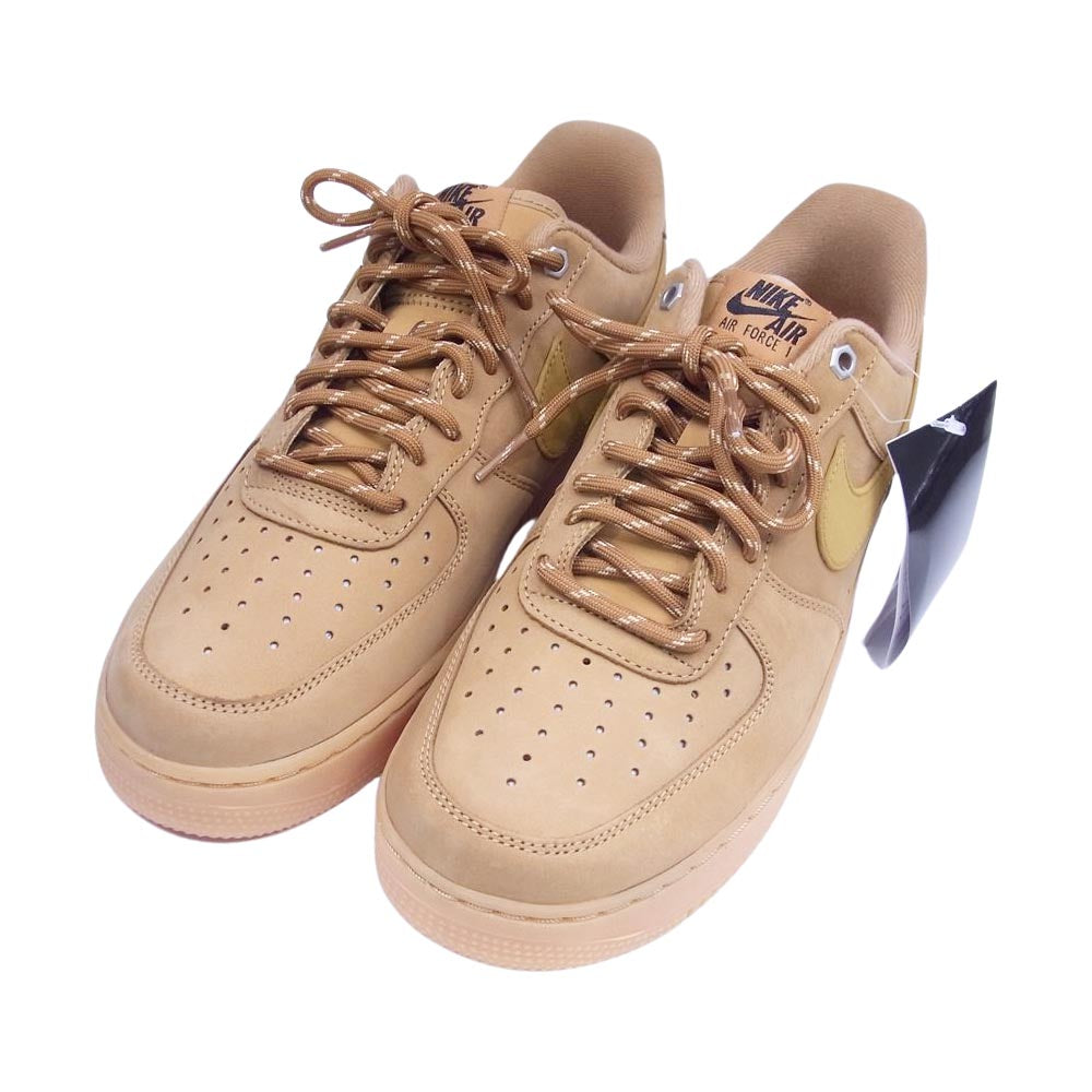 NIKE ナイキ CJ9179-200 Air Force 1 Low Flax/Wheat AF1 エアフォースワン ロー スニーカー ライトブラウン系 27.5cm【新古品】【未使用】【中古】