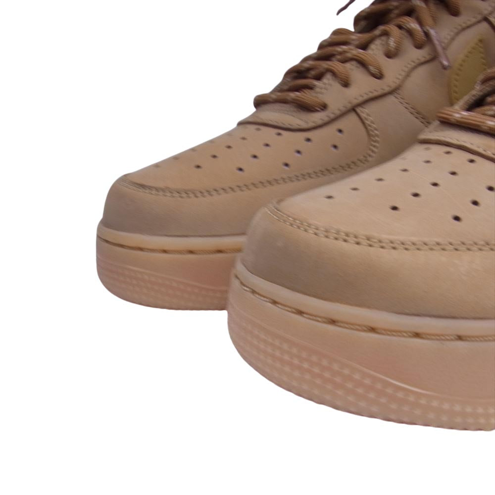 NIKE ナイキ CJ9179-200 Air Force 1 Low Flax/Wheat AF1 エアフォースワン ロー スニーカー ライトブラウン系 27.5cm【新古品】【未使用】【中古】