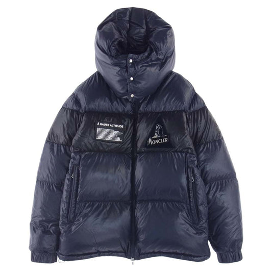 MONCLER モンクレール E20914190785 68950 GARY ゲイリー ダウンジャケット ネイビー系 ブラック系 ４【中古】