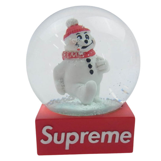 Supreme シュプリーム 21AW SNOWMAN SNOWGLOBE スノーマン スノードーム レッド系 ホワイト系【中古】