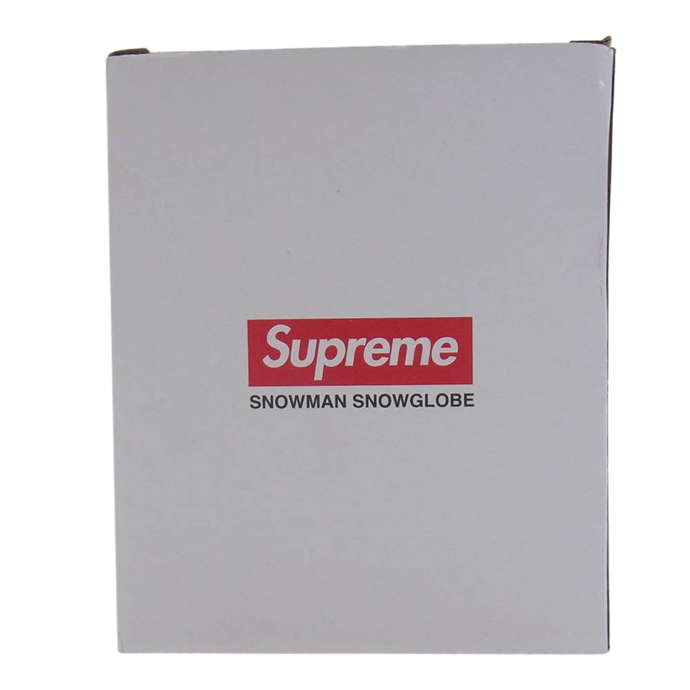 Supreme シュプリーム 21AW SNOWMAN SNOWGLOBE スノーマン スノードーム レッド系 ホワイト系【中古】