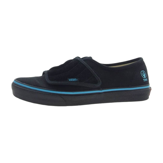 VANS バンズ Authentic ROLLER MAGAZINE ANTI NORMAL 純正御免 スニーカー ブラック系 26.5cm【中古】