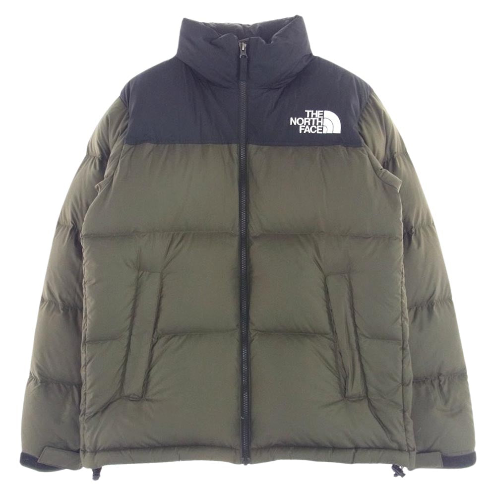 THE NORTH FACE ノースフェイス ND91841 Nuptse Jacket ヌプシ ジャケット ダウンジャケット カーキ系 S【中古】