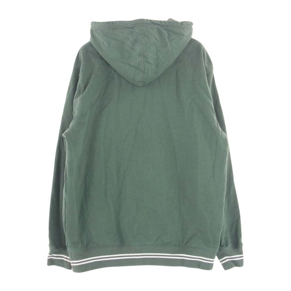 パレス スケートボード Oval Hood プルオーバ― パーカー グリーン系 L【中古】