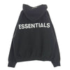 FEAR OF GOD フィアオブゴッド essentials エッセンシャルズ リフレクター パーカー ブラック系 XL【中古】