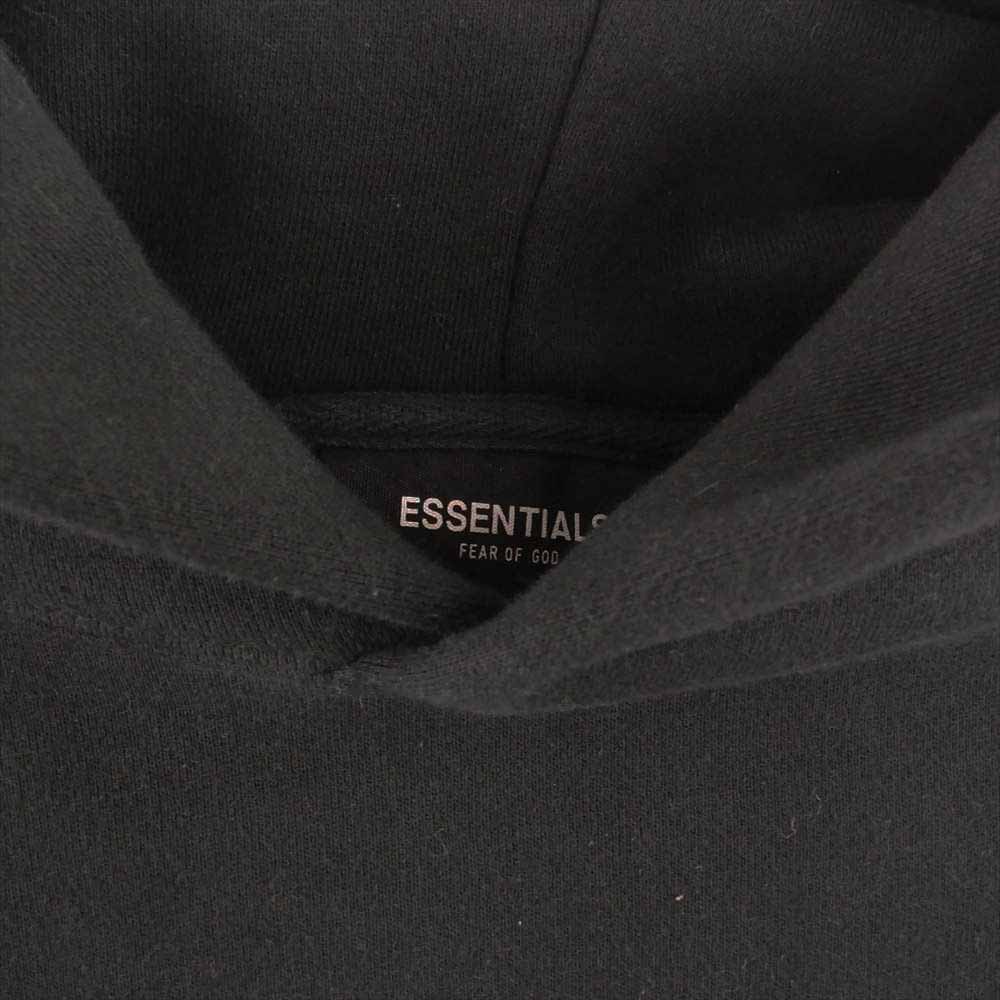 FEAR OF GOD フィアオブゴッド essentials エッセンシャルズ リフレクター パーカー ブラック系 XL【中古】