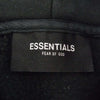 FEAR OF GOD フィアオブゴッド essentials エッセンシャルズ リフレクター パーカー ブラック系 XL【中古】