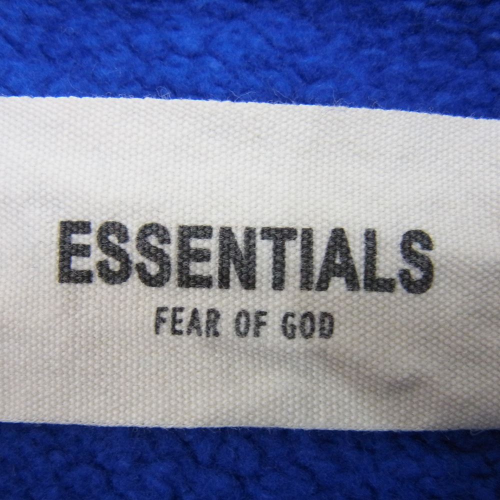 FEAR OF GOD フィアオブゴッド essentials エッセンシャルズ  TMC HOODIE パーカー ブルー系 XL【中古】