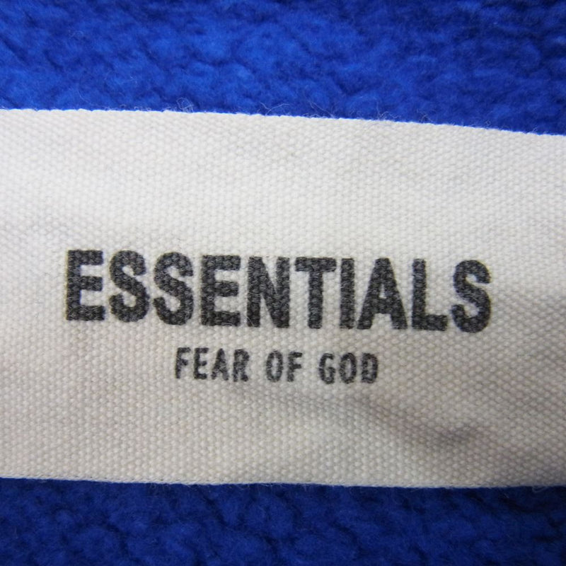 FEAR OF GOD フィアオブゴッド essentials エッセンシャルズ  TMC HOODIE パーカー ブルー系 XL【中古】