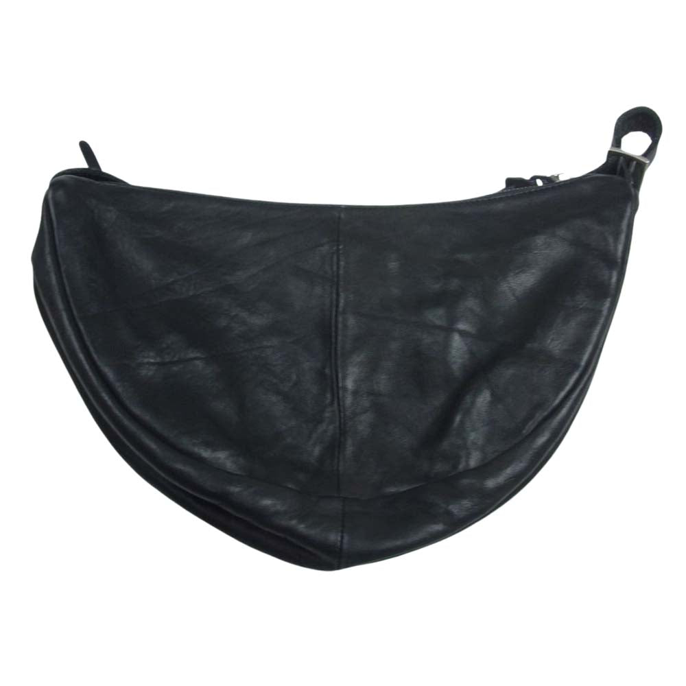 ISAMUKATAYAMA BACKLASH イサムカタヤマバックラッシュ DOUBLE SHOULDER GARMENT-DYED SHOULDER BAG ダブルショルダー ガーメントダイ ショルダーバッグ バナナバッグ ブラック系【中古】