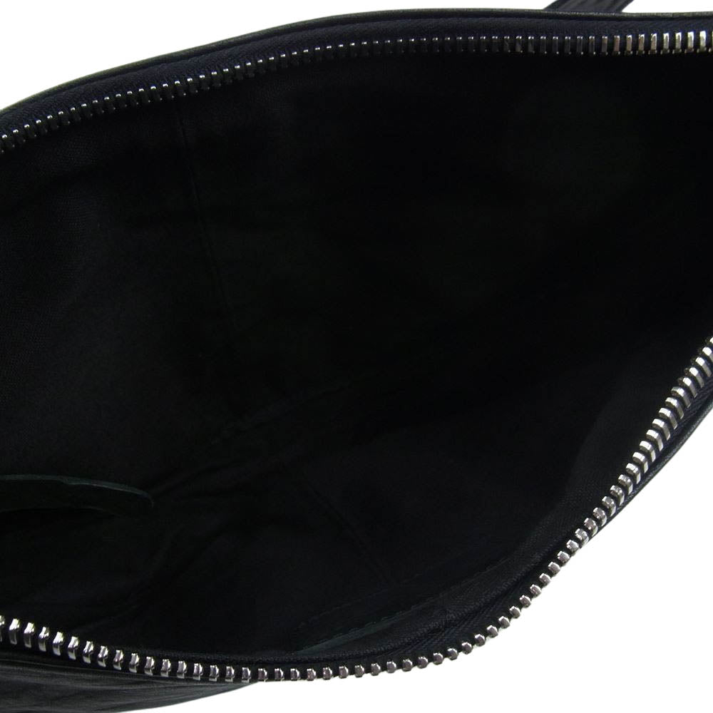 ISAMUKATAYAMA BACKLASH イサムカタヤマバックラッシュ DOUBLE SHOULDER GARMENT-DYED SHOULDER BAG ダブルショルダー ガーメントダイ ショルダーバッグ バナナバッグ ブラック系【中古】