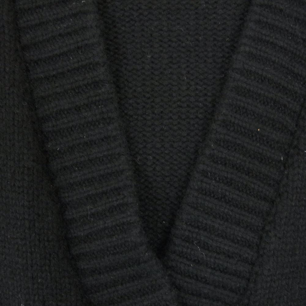 ナゴンスタンス Airly Wool ルーズ カーディガン  ブラック系 38【中古】