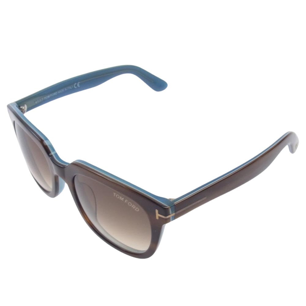 TOM FORD トムフォード TF211 AF 47F 53?21 140 バイカラー ツートーン サングラス ブラウン系 ライトブルー系【中古】