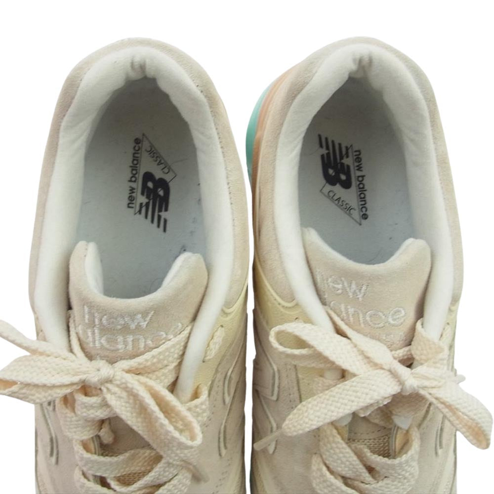 NEW BALANCE ニューバランス M997RSA  USA製 Costal Pack Beige Teal スエード ローカット スニーカー ピンク系 28cm【中古】
