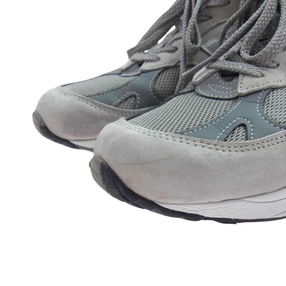 NEW BALANCE ニューバランス M991GL 英国製 スニーカー ランニングシューズ グレー系 US9D【中古】