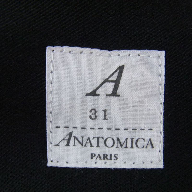 ANATOMICA アナトミカ 630-542-08 TRIM FIT PANTS ウール ナイロン パンツ ネイビー系 31【極上美品】【中古】