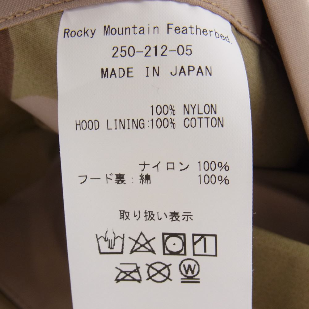 ロッキーマウンテンフェザーベッド GRAND TETON JUNCTION PARKA DESERT CAMO GTX ゴアテックス デザートカモ マウンテンパーカ ヴィンテージ ジャケット カーキ系 ベージュ系 マルチカラー系 M【中古】