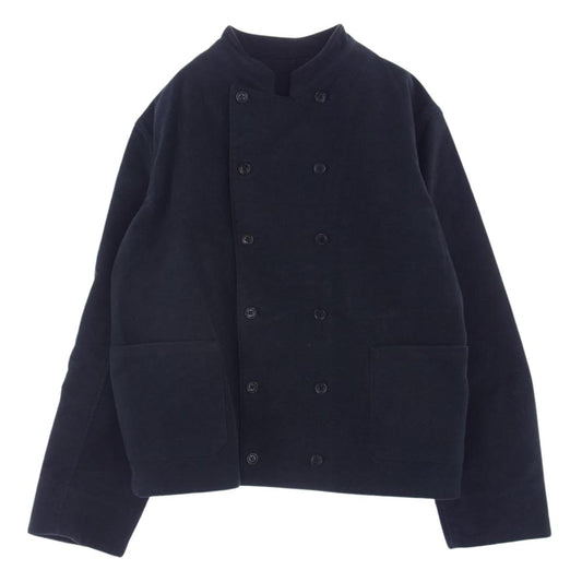 ANATOMICA アナトミカ フランス製 AEROMECANO ENGLISH MOLESKIN エアロメカノ モールスキン スタンドカラー ジャケット ブラック系 M【中古】