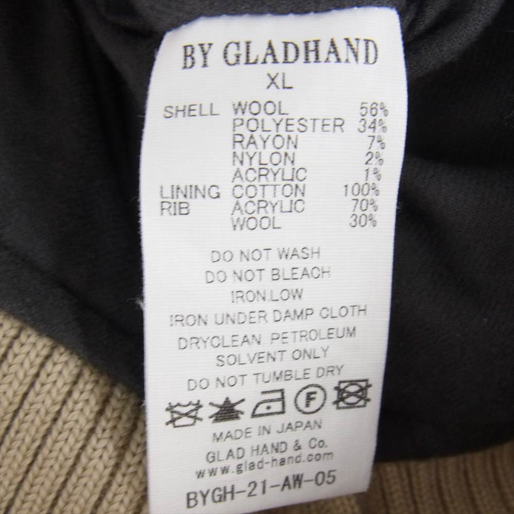 BY GLADHAND バイグラッドハンド 21AW BYGH-21-AW-05 Spirits Heart Jacket スプリット ハート ジャケット ブラック系 XL【中古】