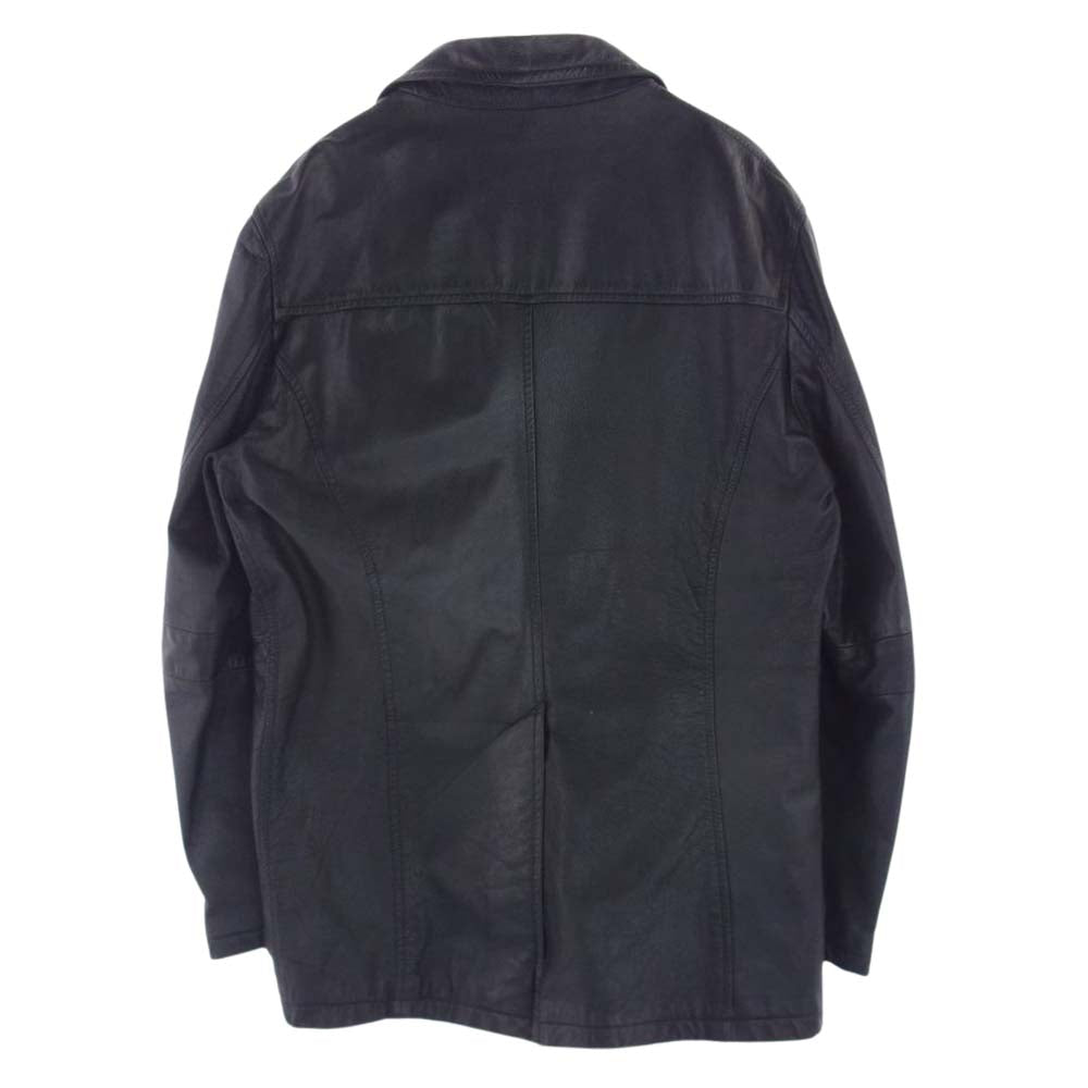 NEIGHBORHOOD ネイバーフッド 初期 スカルタグ ディアスキン レザー ジャケット ブラック系 L【中古】