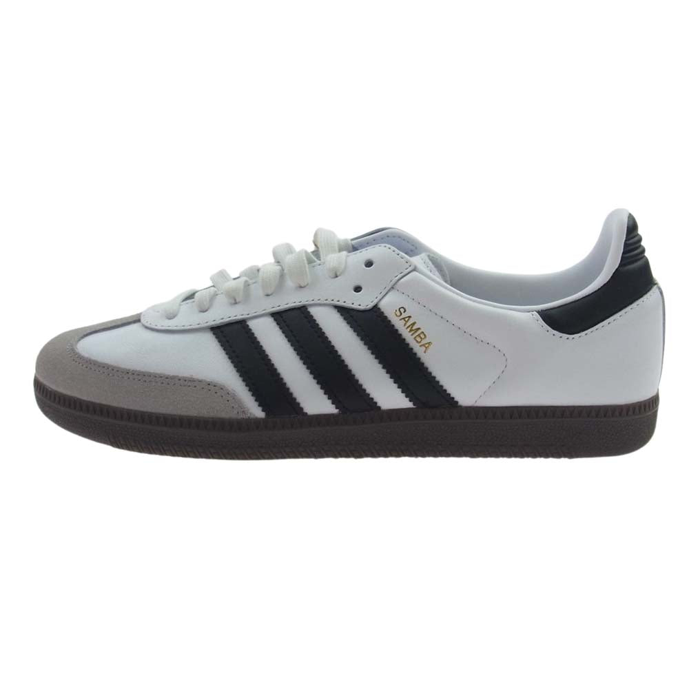 adidas アディダス B75806 SAMBA OG FOOTWEAR WHITE CORE BLACK サンバ フットウェア ホワイト コアブラック テラス スニーカー ホワイト系 27cm【新古品】【未使用】【中古】