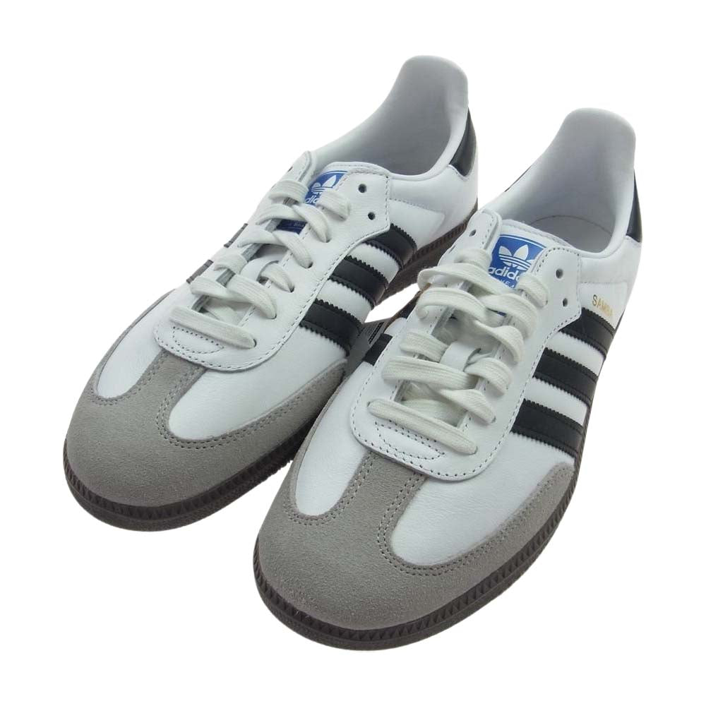 adidas アディダス B75806 SAMBA OG FOOTWEAR WHITE CORE BLACK サンバ フットウェア ホワイト コアブラック テラス スニーカー ホワイト系 27cm【新古品】【未使用】【中古】
