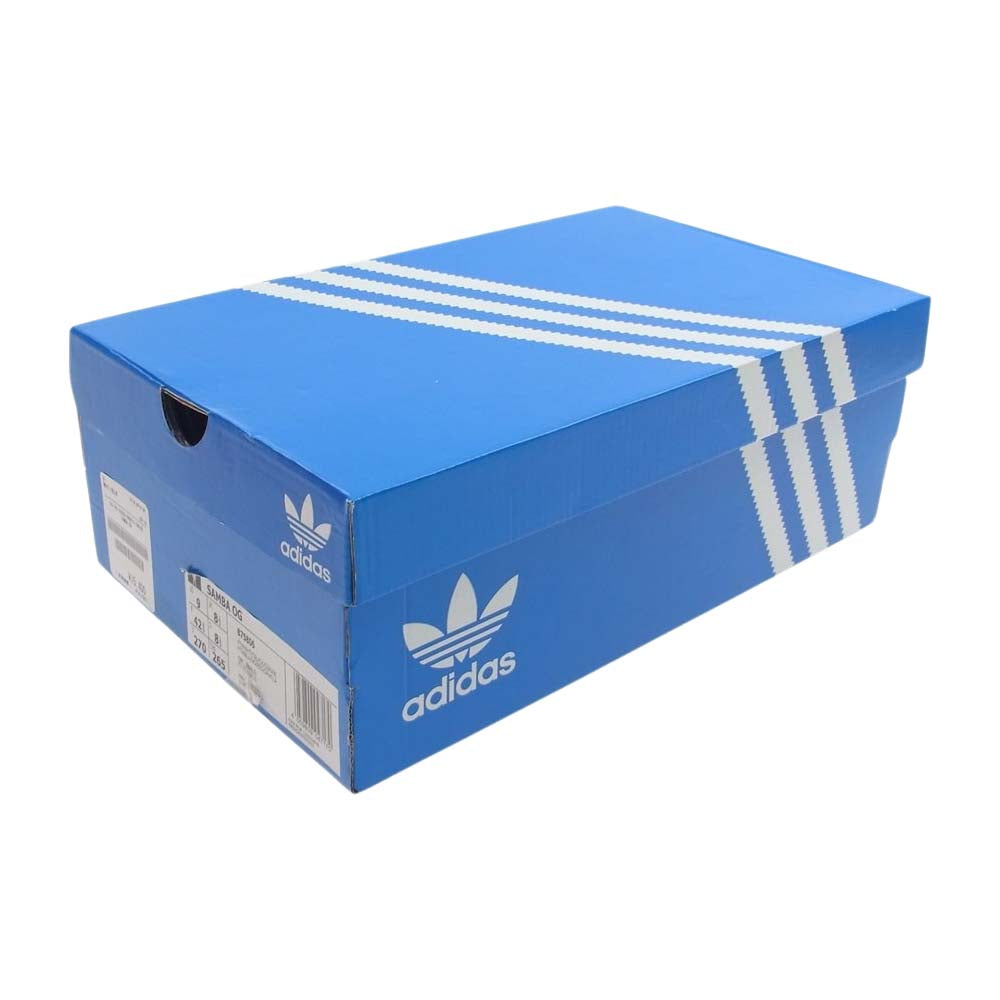 adidas アディダス B75806 SAMBA OG FOOTWEAR WHITE CORE BLACK サンバ フットウェア ホワイト コアブラック テラス スニーカー ホワイト系 27cm【新古品】【未使用】【中古】