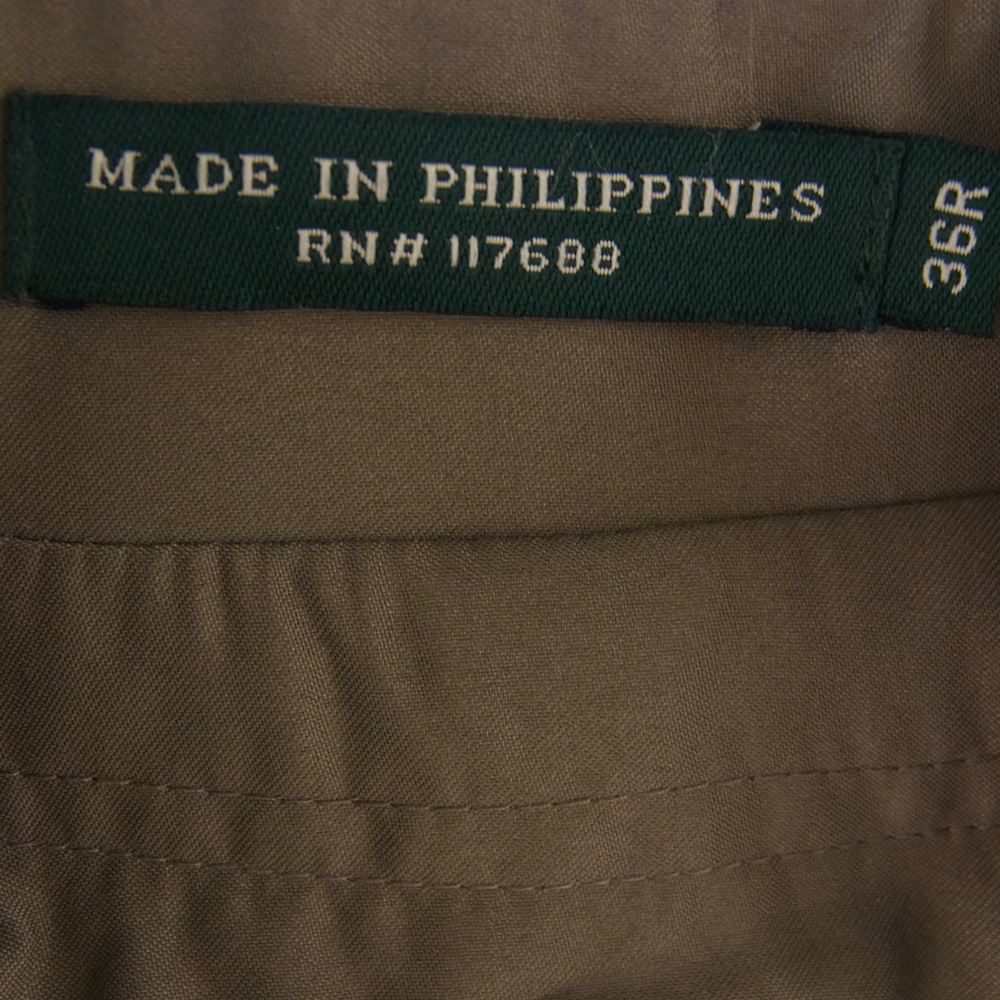 RALPH LAUREN ラルフローレン ライナー付き ステンカラー コート ベージュ系 36R【中古】