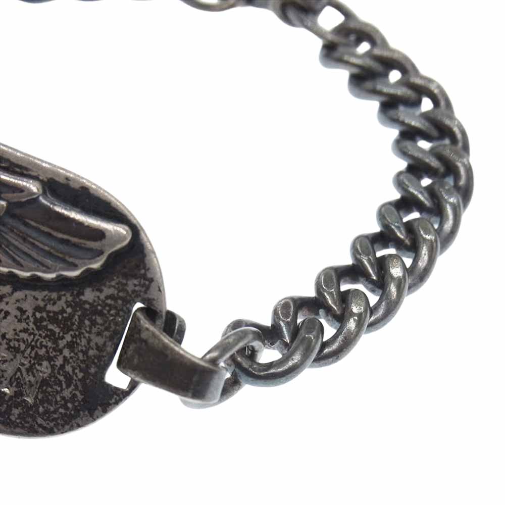 米軍陸軍航空隊 ヴィンテージ 40s エアクルー章 カスタム ブレスレット シルバー系【中古】
