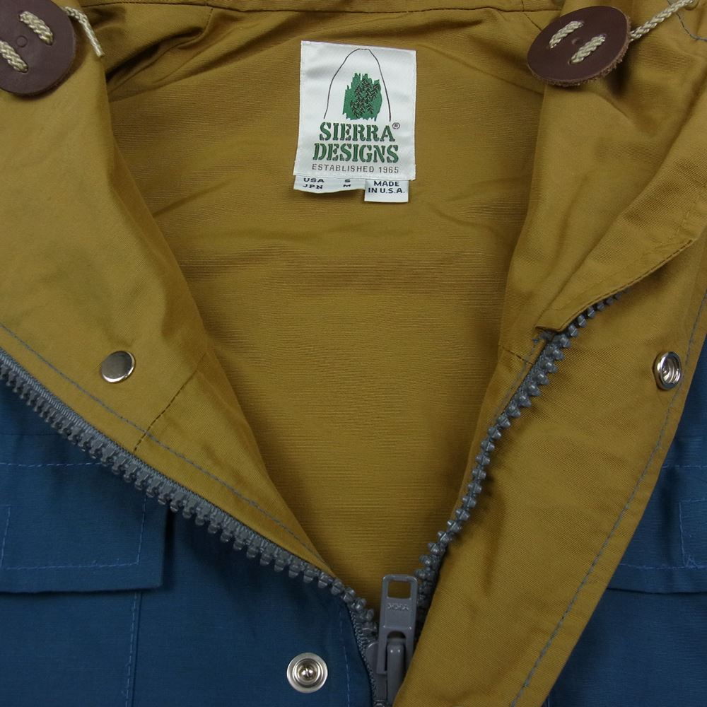 SIERRA DESIGNS シエラデザイン SD7910 USA製 60/40クロス マウンテン パーカー ジャケット ブルー系 M【中古】