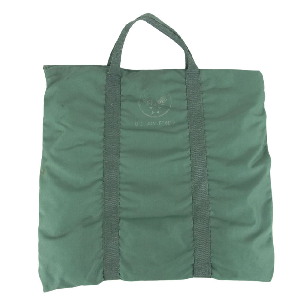 アメリカ空軍 ヴィンテージ 50s U.S.A.F. MILITARY HELMET BAG 1st MODEL ヘルメット バッグ カーキ系【中古】
