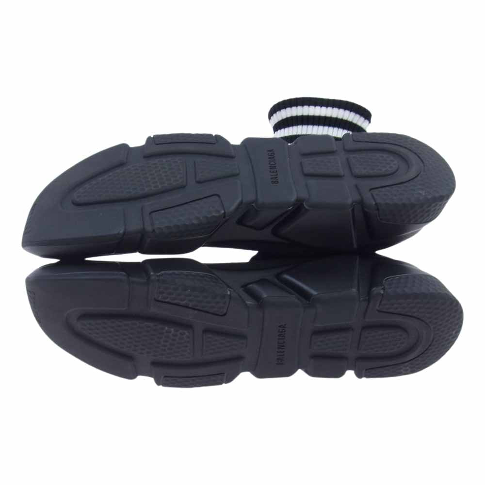 BALENCIAGA バレンシアガ 23SS 717591 × ADIDAS アディダス SPEED TRAINER スピードトレーナー ソックス スニーカー ブラック系 EU42(27.5cm)【極上美品】【中古】
