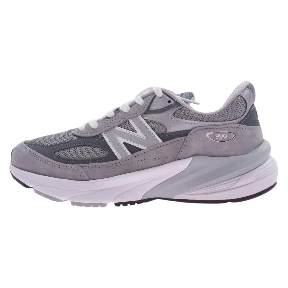 NEW BALANCE ニューバランス M990GL6 ローカット スニーカー グレー系 26cm【新古品】【未使用】【中古】