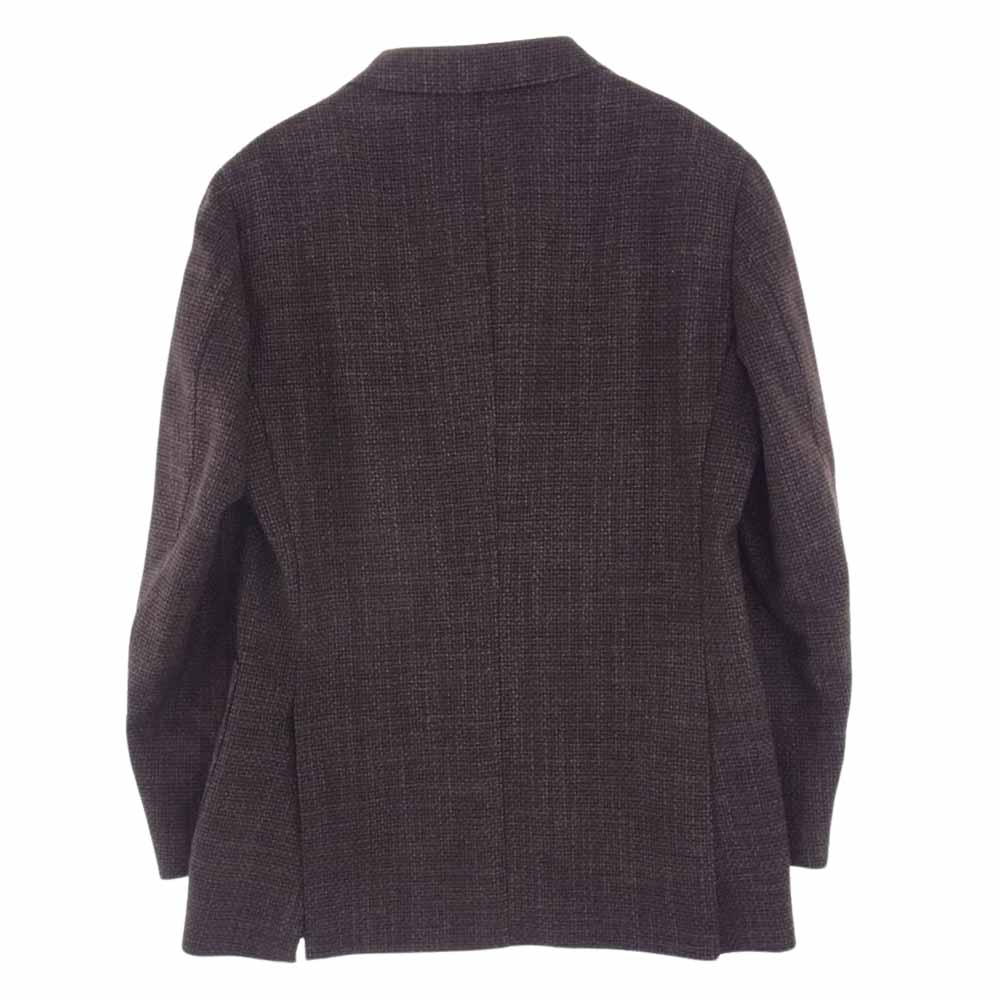 BEAMS ビームス BEAMS F ウール シルク 段返り 3B テーラードジャケット ブラウン系 44/8R【中古】